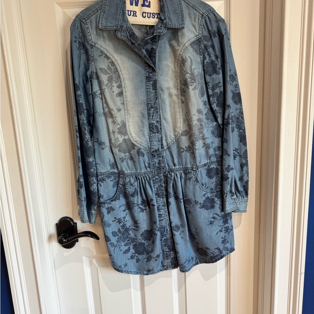 Floral Denim Dress